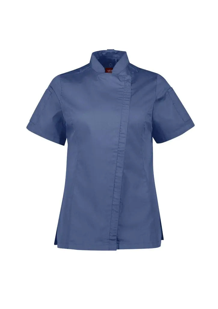 Biz Collection Womens Alfresco Short Sleeve Chef Jacket CH330LS Metro Workwear.
